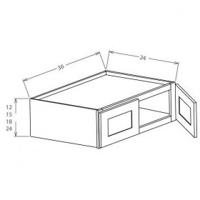 Wall Cabinets - 30"- 39"W, 12"- 24"H, 24"D - WS